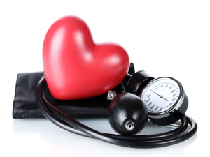 Heart shaped object and a stethoscope